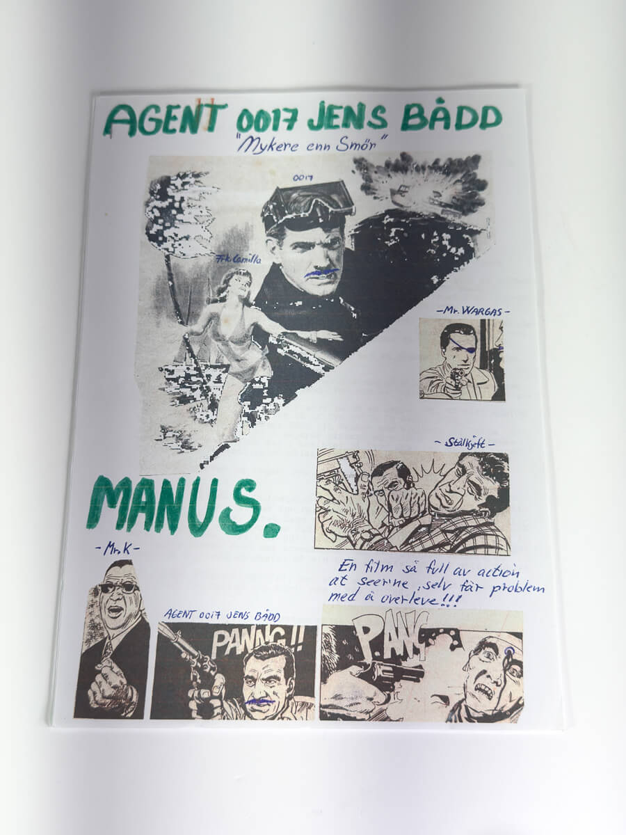 Manus til Jens Bådd Agent 0017 - Mykere Enn Smør.