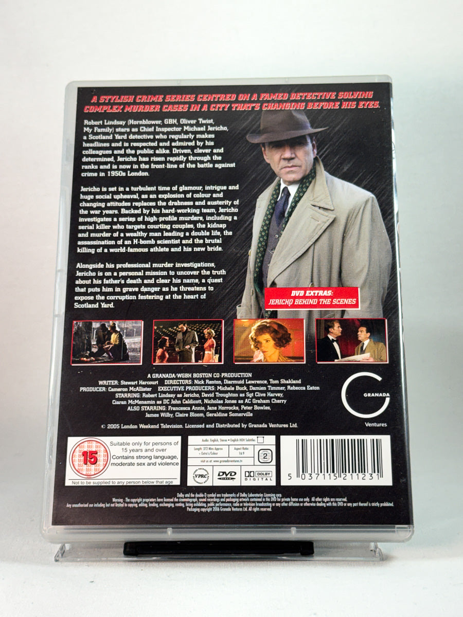 Bakside av cover til Jericho, brukt DVD hos Brukbar Film