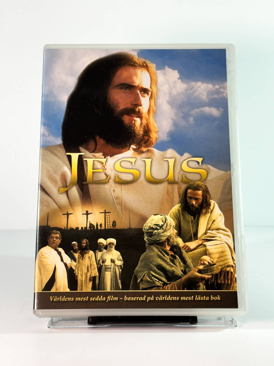 Forside av cover til jesus, bruktfilm hos nettbutikken Brukbar Film