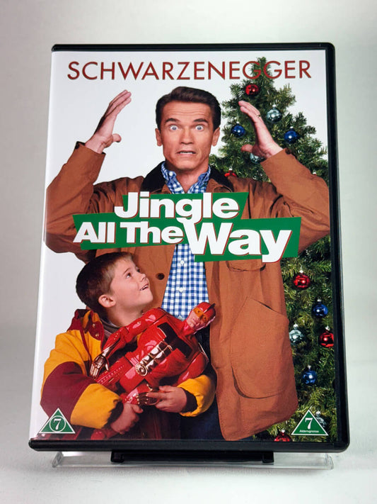 Forside av DVD-cover til Jingle All the Way, second hand DVD hos Brukbar Film
