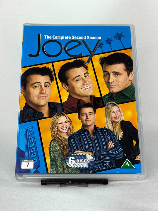 Forside av DVD-cover til Joey – Sesong 2 – brukt TV-serie på DVD, kjøp hos Brukbar Film