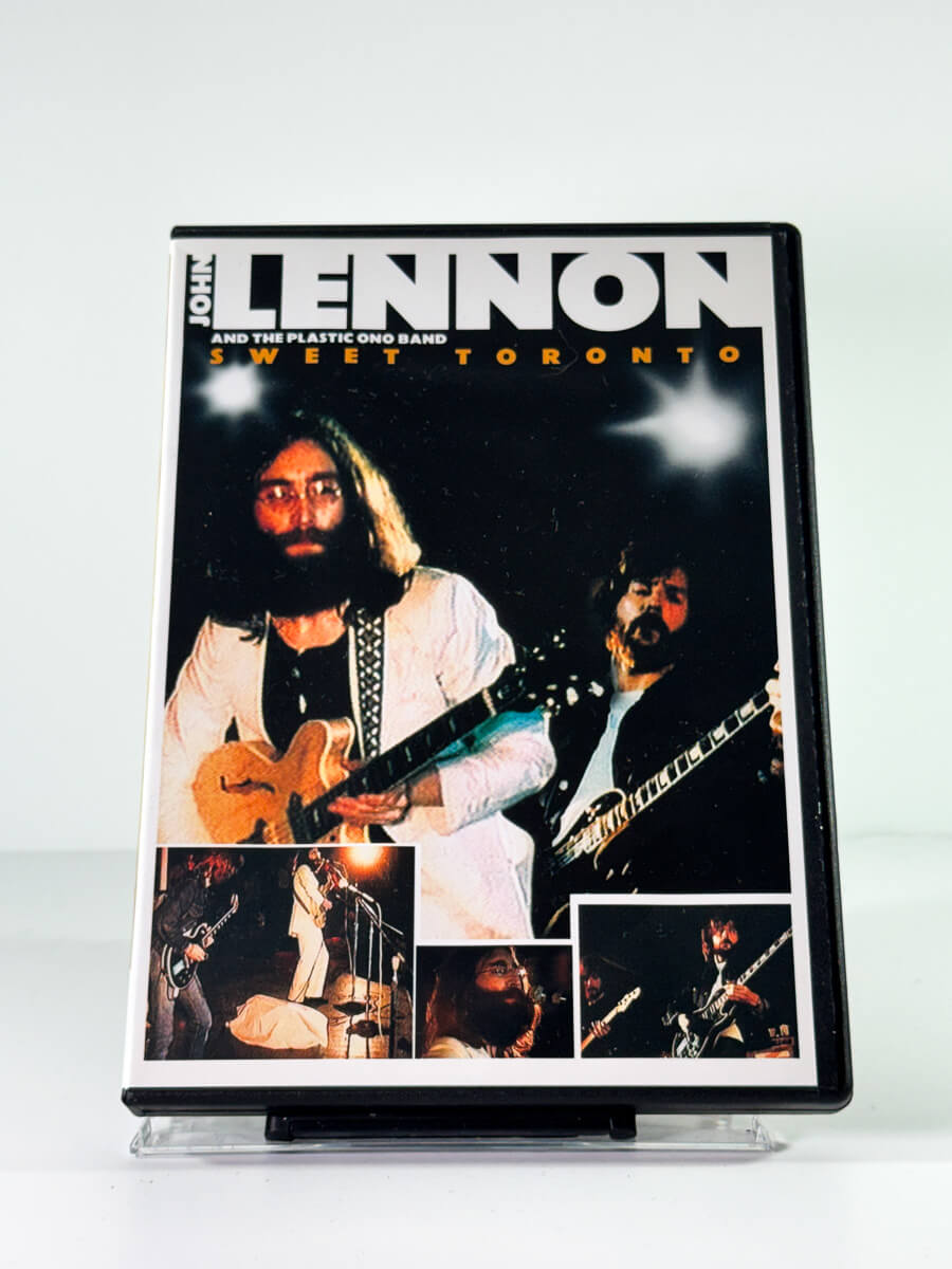 Forside av cover til john lennon sweet toronto, bruktfilm på DVD hos Brukbar Film