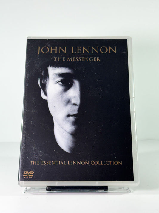 Forside av cover til john lennon the messenger, bruktfilm hos nettbutikken Brukbar Film