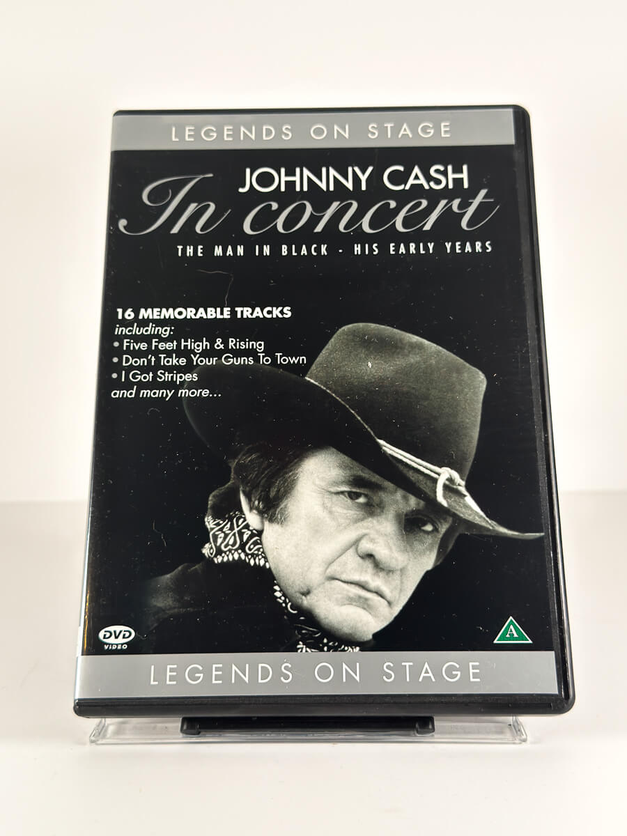 Forside av cover til Johnny Cash in Concert på DVD