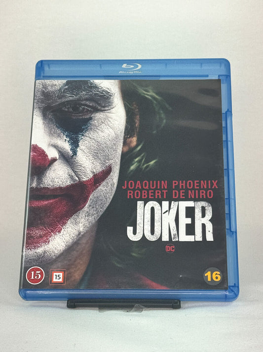 Brukt Blu-ray-film Joker (2019) – forside av filmcover, kjøp brukte Blu-ray drama- og thrillere hos Brukbar Film