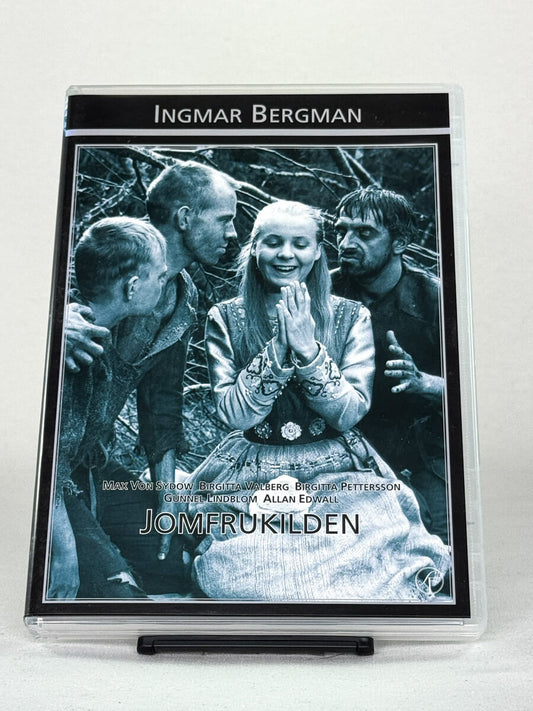 DVD-cover-forside til filmen Jomfrukilden – Brukt DVD fra nettbutikken Brukbar Film