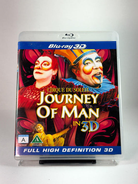 Forside av DVD-cover til Journey of Man (Blu-ray 3D), bruktfilm hos nettbutikken Brukbar Film