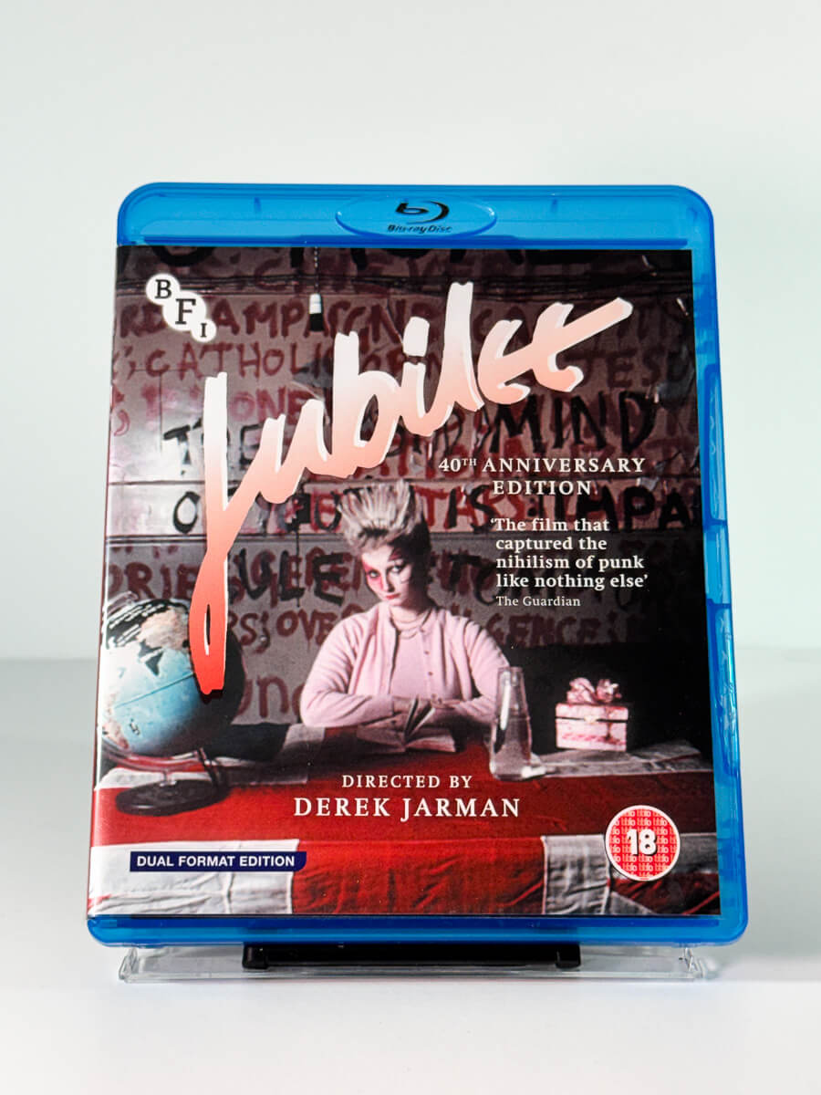 Forside av cover til Jubilee på Blu-ray