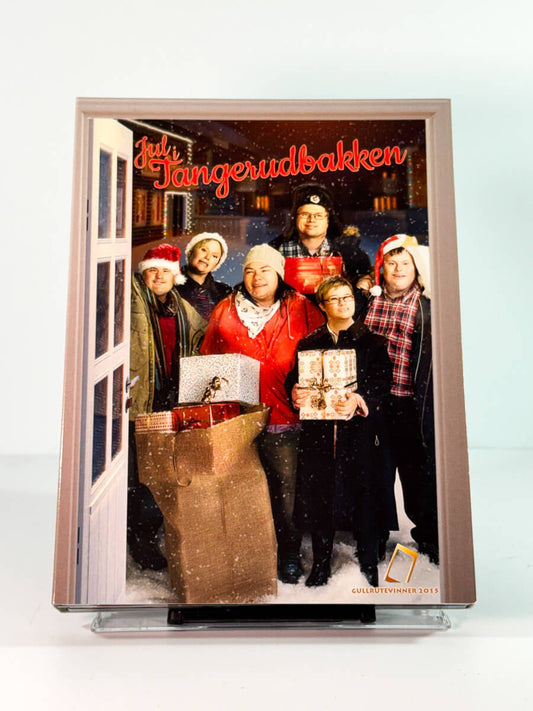 Forside av cover til jul i tangerudbakken, bruktfilm hos nettbutikken Brukbar Film