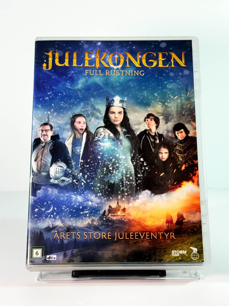 Forside av cover til julekongen full rustning, bruktfilm hos nettbutikken Brukbar Film