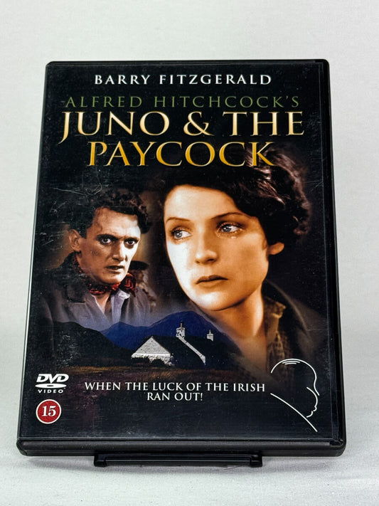 Brukt DVD-film Juno and the Paycock – forside av filmcover, Hitchcock-drama med irsk preg hos Brukbar Film.