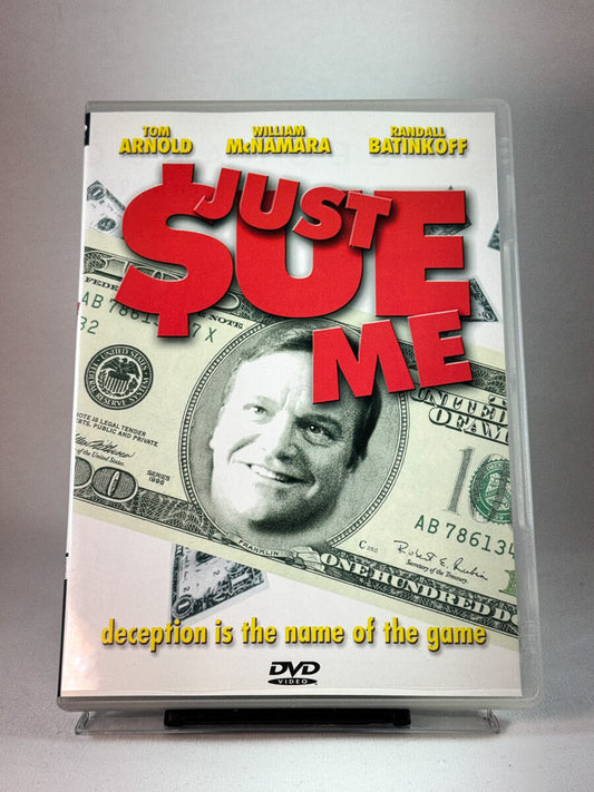 Forside av cover til Just Sue Me, bruktfilm på DVD hos Brukbar Film