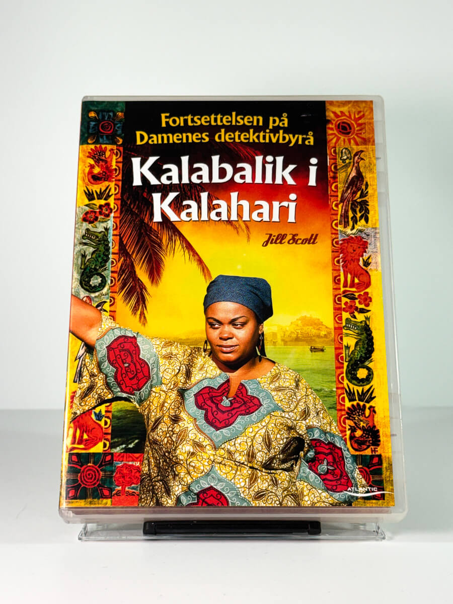 Forside av cover til Kalabalik i Kalahari, bruktfilm hos nettbutikken Brukbar Film