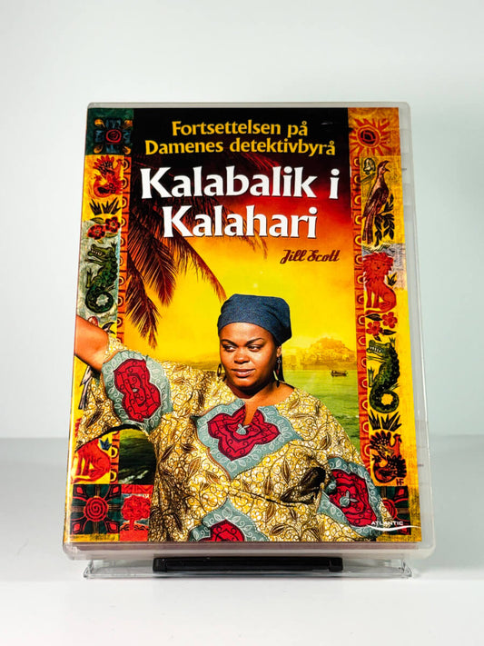Forside av cover til Kalabalik i Kalahari, bruktfilm hos nettbutikken Brukbar Film