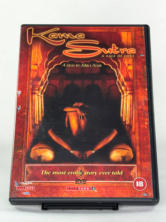 Forside av brukt DVD Kama Sutra: A Tale of Love – erotisk drama regissert av Mira Nair, originalfilm hos Brukbar Film