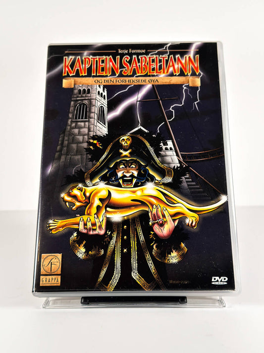 Forside av cover til Kaptein Sabeltann og den forheksede øya på DVD