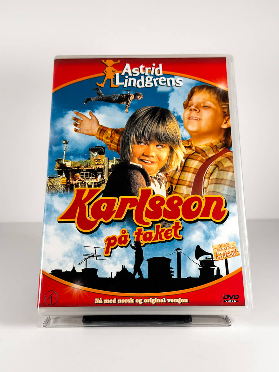 Forside av cover til Karlsson på taket på DVD