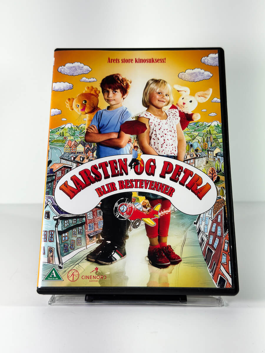 Forside av cover til Karsten og Petra blir bestevenner på DVD