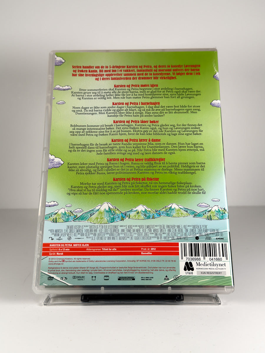 Bakside av cover til Karsten og Petra – Episode 1–6 på DVD