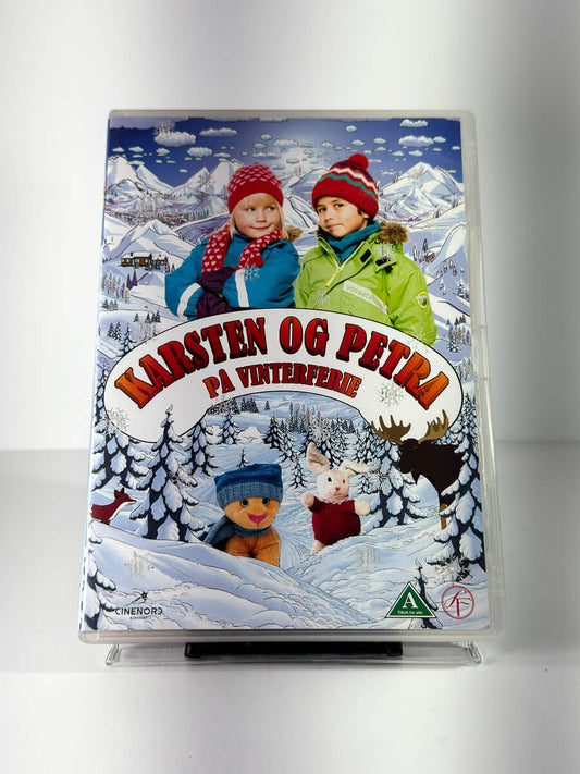 Forside av cover til Karsten og Petra på vinterferie på DVD