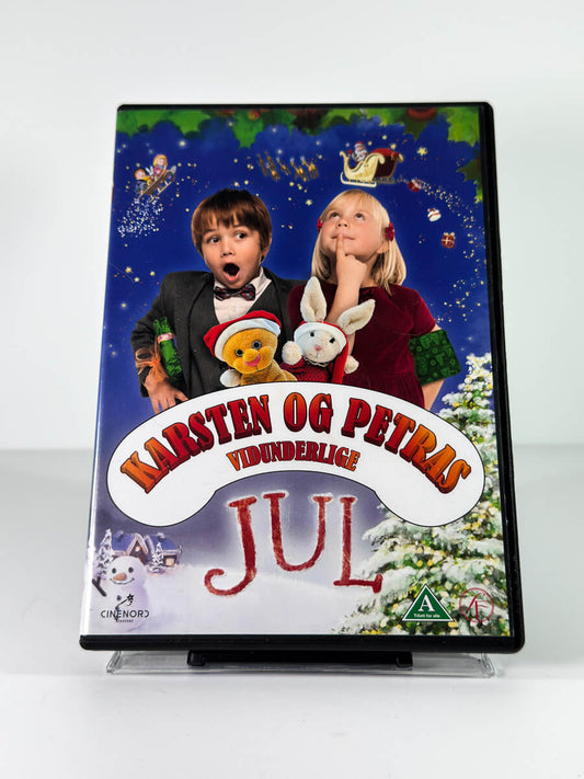 Forside av cover til Karsten og Petras vidunderlige jul på DVD