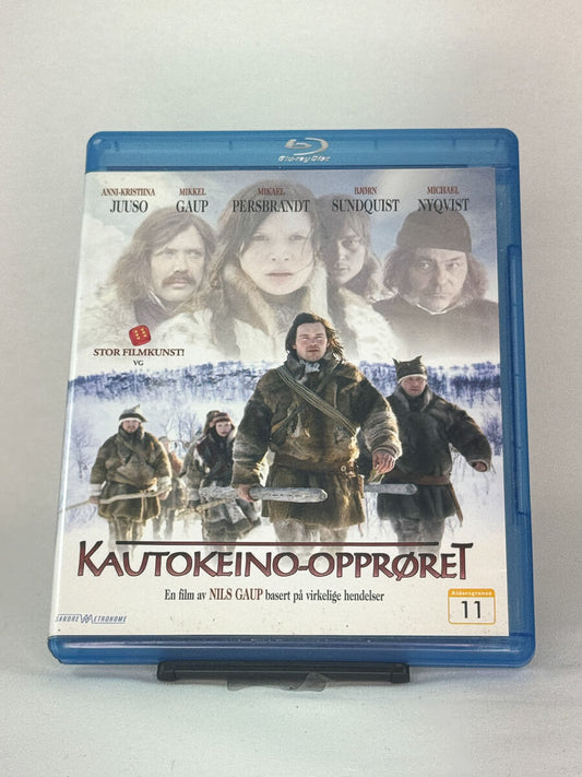 Forside av Blu-ray-cover til Kautokeino-opprøret – brukt norsk film på Blu-ray, kjøp hos Brukbar Film