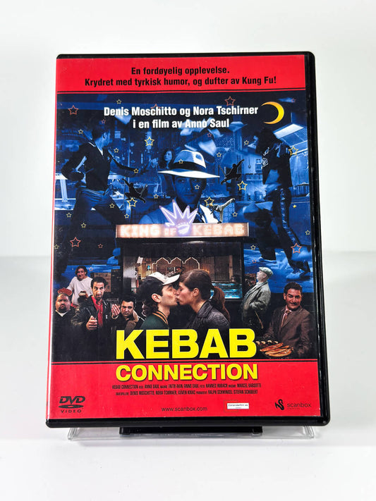 Forside av cover til Kebab Connection, brukt DVD hos Brukbar Film