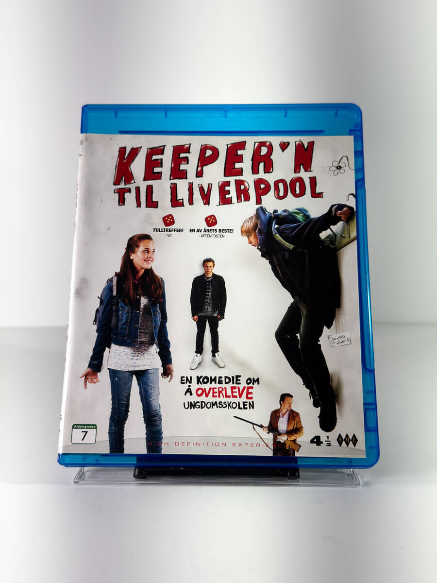 Forside av cover til Keeper'n til Liverpool på Blu-ray