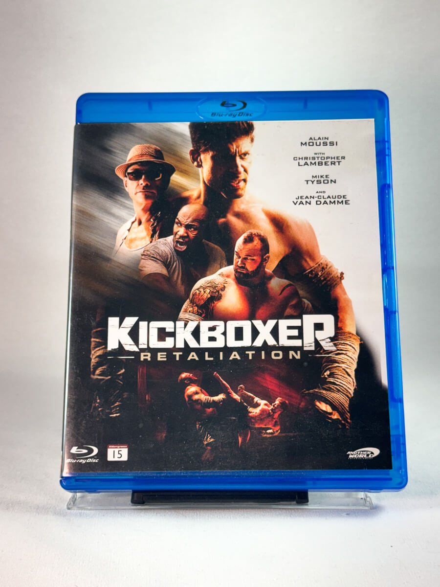 Forside av cover til Kickboxer: Retaliation, brukt Blu-ray hos Brukbar Film
