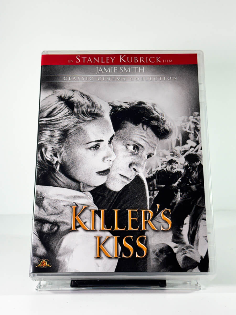 Forside av cover til Killer’s Kiss, brukt DVD hos Brukbar Film