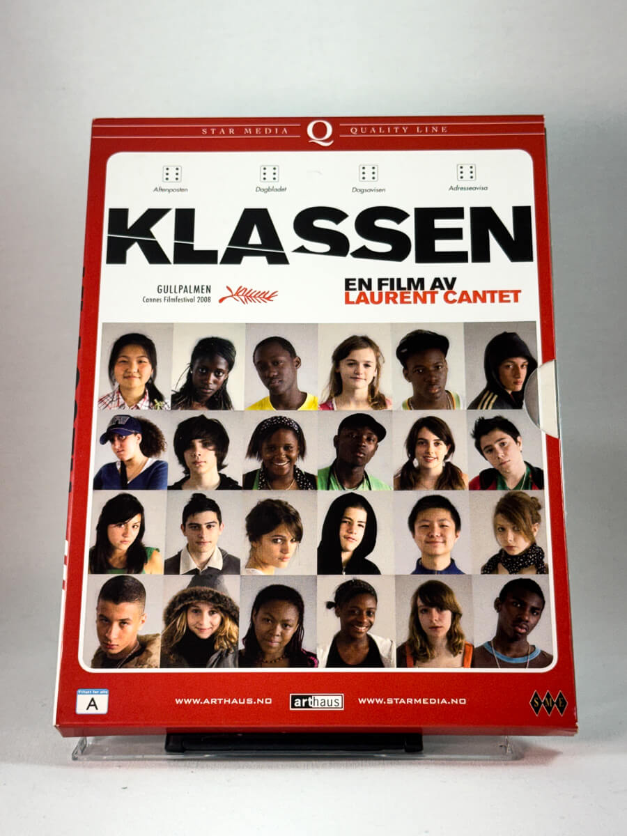 Forside av cover til Klassen, bruktfilm hos nettbutikken Brukbar Film