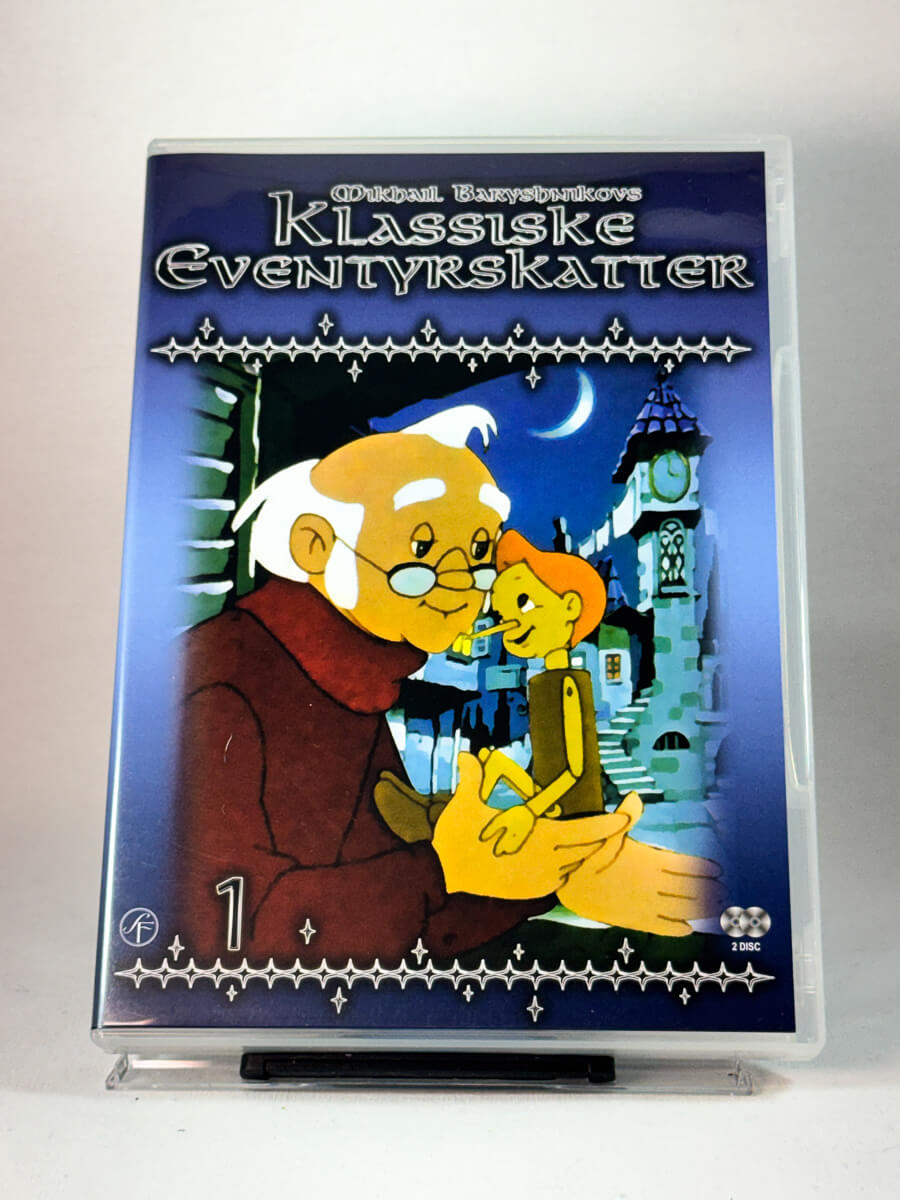 Forside av cover til Klassiske eventyrskatter 1, bruktfilm hos nettbutikken Brukbar Film
