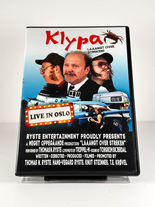 Forside av cover til Klypa – Låangt over streken på DVD