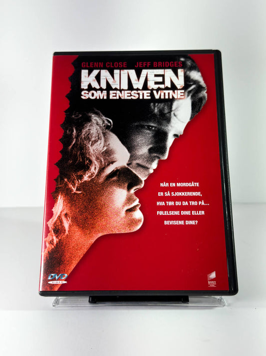 Forside av cover til Kniven som eneste vitne på DVD