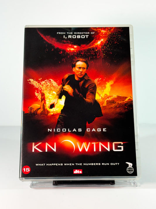 Forside av cover til Knowing, brukt DVD hos Brukbar Film