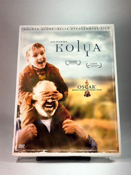 Forside av cover til Kolya, bruktfilm hos nettbutikken Brukbar Film