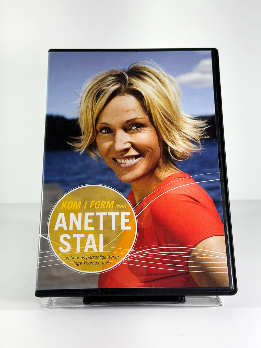 Forside av cover til Kom i form med Anette Stai på DVD