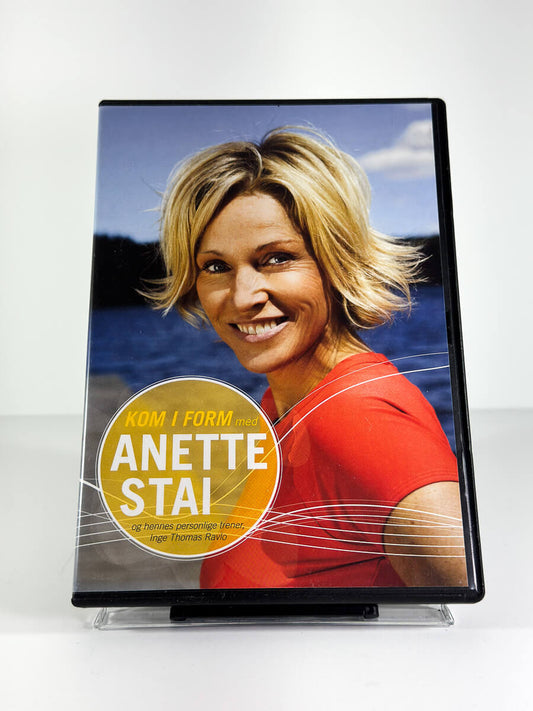 Forside av cover til Kom i form med Anette Stai på DVD