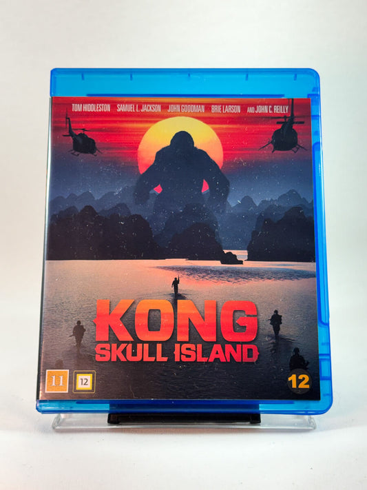 Forside av cover til Kong: Skull Island, brukt Blu-ray hos Brukbar Film