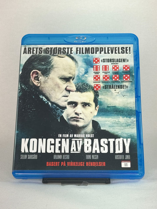 Forside av Blu-ray-cover til Kongen av Bastøy – brukt norsk filmklassiker basert på virkelige hendelser, på DVD og Blu-ray fra Brukbar Film