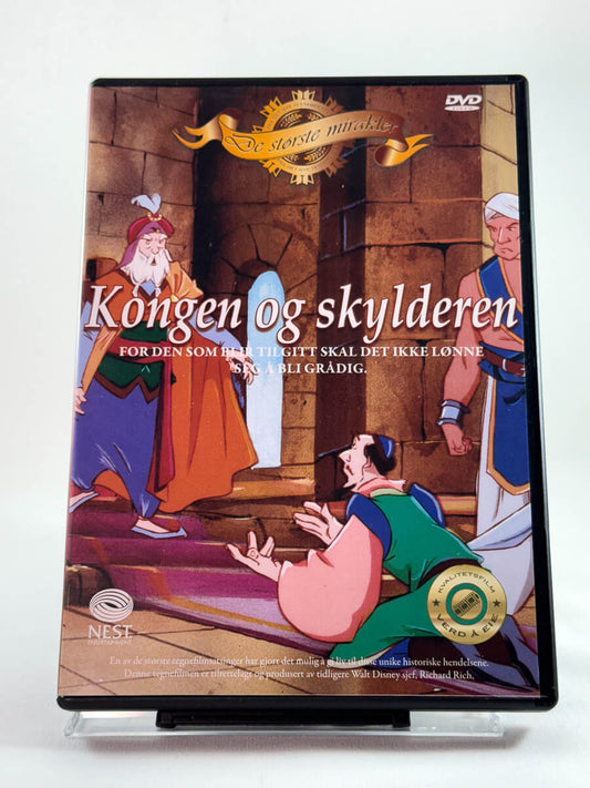 Forside av DVD-cover til Kongen og skylder’n, bruktfilm hos nettbutikken Brukbar Film
