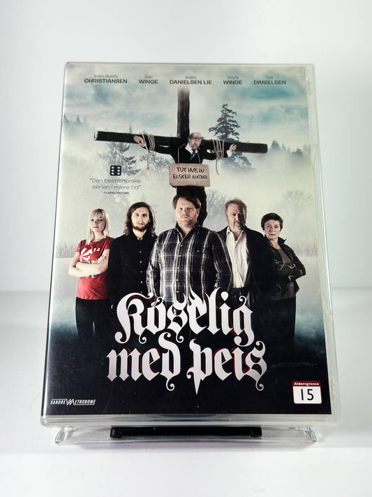 Forside av cover til Koselig med peis DVD, norsk dramaserie på DVD 
