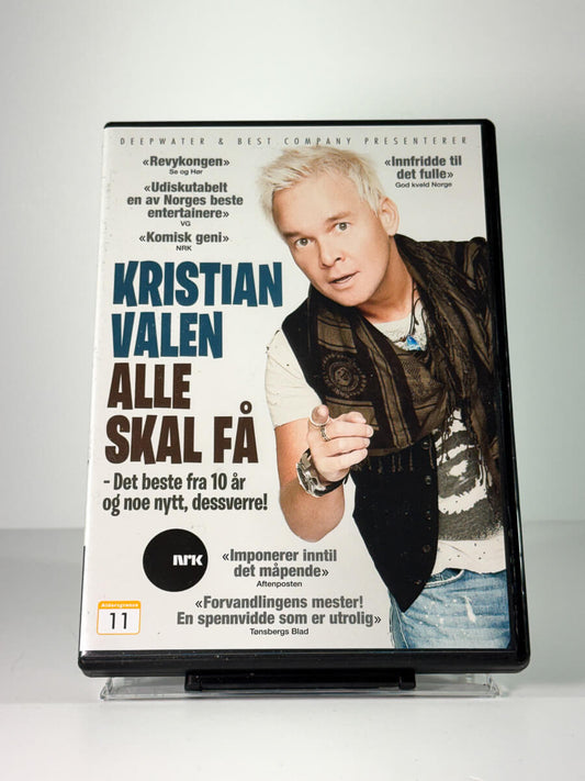 Forside av cover til Kristian Valen – Alle Skal Få, brukt DVD hos Brukbar Film