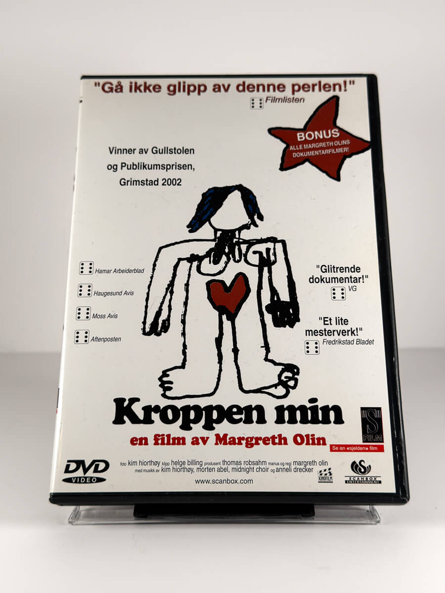 Forside av cover til Kroppen min på DVD