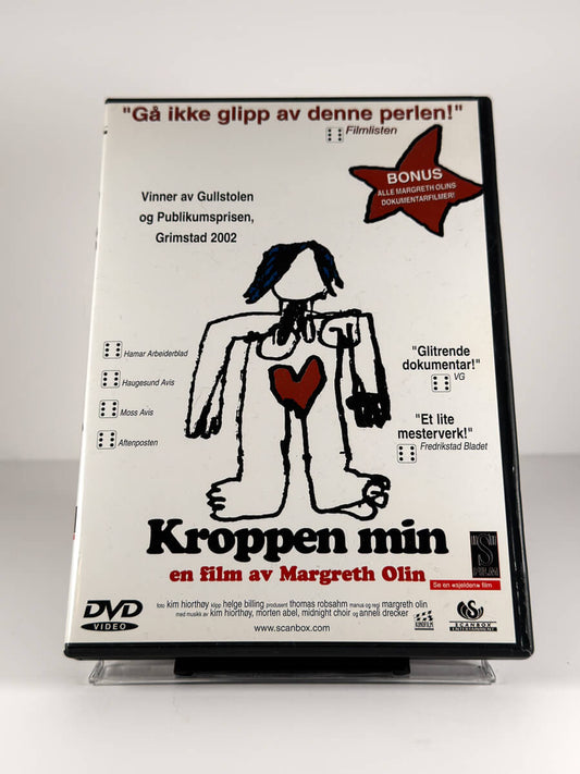 Forside av cover til Kroppen min på DVD
