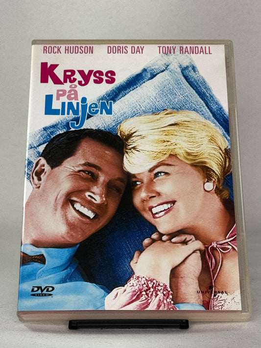 Brukt DVD-film Kryss på linjen (originaltittel: Send Me No Flowers) – forside av romantisk komediefilmcover, kjøp klassiske bruktfilmer på DVD hos Brukbar Film