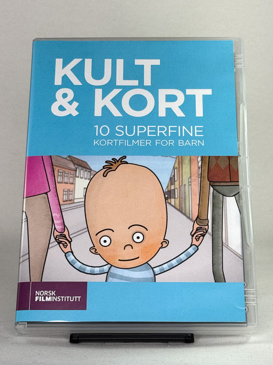 DVD-forside til filmen Kult & Kort – 10 superfine kortfilmer for barn
Originalt cover brukt for produktbilde i nettbutikken Brukbar Film