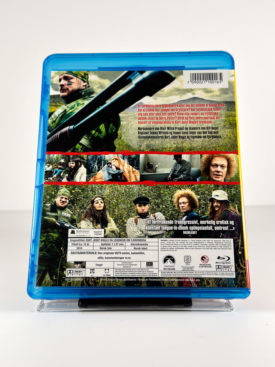 Bakside av cover til Kurt Josef Wagle og legenden om Fjordheksa på Blu-ray