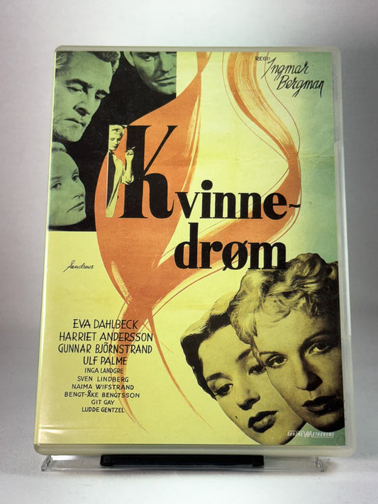 Forside av DVD-cover til Kvinnedrom, bruktfilm hos nettbutikken Brukbar Film