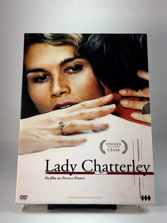 Forside av DVD-cover til Lady Chatterley, brukt DVD-film hos Brukbar Film